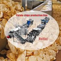 Ligne de production commerciale de croustilles Machine Usine alimentaire Utiliser un distributeur automatique de frites chaudes