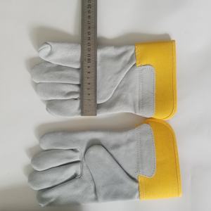 قفازات جلدية واقية يد انقسام بقرة ، لحام جلد - Product Image 5