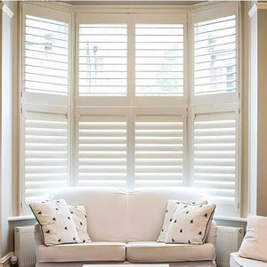 Fenêtre <span class=keywords><strong>baie</strong></span>/<span class=keywords><strong>baie</strong></span> vitrée personnalisée, <span class=keywords><strong>grande</strong></span>, blanche, résistante aux intempéries, en aluminium et bois, pour cuisine et jardin - Product Image 1