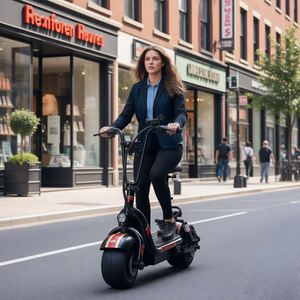 สกู๊ตเตอร์ไฟฟ้าแฟชั่นมินิ รุ่นปี 2025 สำหรับวัยรุ่น 500w 48v 10AH มอเตอร์ไร้แปรงถ่าน รับน้ำหนักได้ 150 กก. ยางกว้างพิเศษ เบาะพับได้ จอ LCD โครงเหล็กอัลลอย - Product Image 6