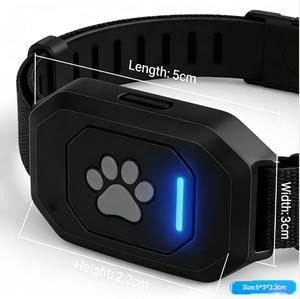 Suivi GPS léger et rechargeable pour chien et chat, longue durée de vie de la batterie, suivi en temps réel, étanche IP67, plastique, pas besoin d'<span class=keywords><strong>abonnement</strong></span> - Product Image 1