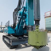 Foreuse rotative sur chenilles hydraulique SDLQ LQR130 avec barre Kelly, profondeur de forage 30 m, 29T, multifonctionnelle, avec pompe à engrenages pour le forage de pieux
