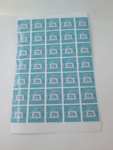 Etiqueta Adhesiva Personalizada de 18 kg (40 lb) para Envío de Barriles de Productos Químicos/Pintura - Product Image 2