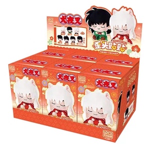 Venta al por mayor 100% Original 6 unidades/caja <span class=keywords><strong>Inuyasha</strong></span> Snoozy Buddy Vol.1 Serie Caja Sorpresa Muñecos de Peluche Llaveros Figuras de <span class=keywords><strong>Anime</strong></span> Colgantes para Bolsos - Product Image 1
