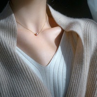 Collier en argent 925 de créateur avec pendentif perle Edison Chaîne à maillons classique Perle d'eau douce pour fête de mariage ou cadeau