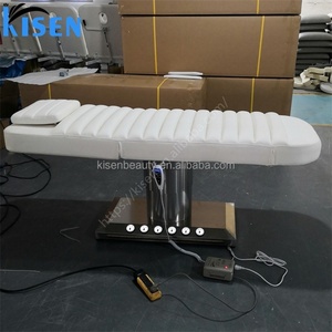 Kisen Professional Luxury <b>Lash</b> <b>Bed</b> Black Leather Curved Design for Esthetician & Cosmetic Spa Salon Beauty <b>Table</b> - Product Image 5