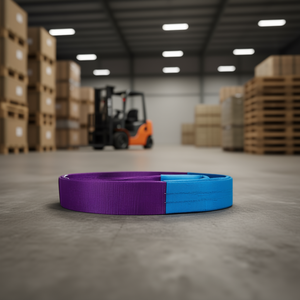 สายรัดแบบแบน Fervi ทำจากโพลีเอสเตอร์สี ความยาว 2 เมตร สำหรับใช้กับรถยกพาเลทแบบ Heavy Duty - Product Image 3