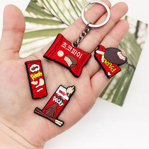 Sleutelhanger met karabijnhaak, snack-serie, zacht PVC rubber, tasbedel, <span class=keywords><strong>QR</strong></span>-<span class=keywords><strong>code</strong></span> scannen, <span class=keywords><strong>WeChat</strong></span> business, klein cadeau - Product Image 4