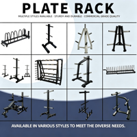 Support de rangement vertical pour plaques de poids de musculation, pour salle de sport
