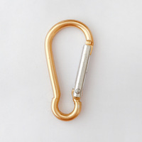 Mousqueton Qori 8-Hulu robuste et fiable en alliage d'aluminium de 7,2 mm, forme gourde, multicolore, OEM accepté, pour la randonnée et le camping en extérieur