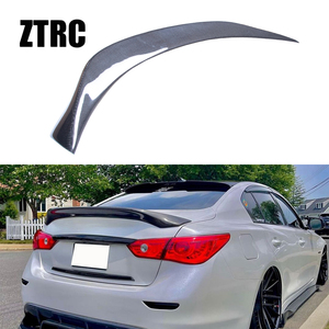 สปอยเลอร์หลังคาร์บอนไฟเบอร์แท้ทรง ASPEC สำหรับ Q50 Q50S Q50L ปี 2013-2025 - Product Image 1