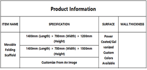 Hiện Đại Châu Âu H-Khung Giàn Giáo Với Di Chuyển Mason Thang Bán Buôn Sản Phẩm Thép Cho Xây Dựng Xây Dựng Hội Thảo Khách Sạn - Product Image 6