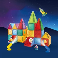 SAMLOK COOL LIGHTS Blocs de construction magnétiques DIY Jouets éducatifs Formes 3D Échelle 1:8 Plastique ABS Thème fantastique science-fiction 60-210