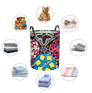 Personnalisé n'importe quel logo éthiopien Mesob Panier Paniers à vêtements Ajoutez votre nom <span class=keywords><strong>Photo</strong></span> Texte Paniers à vêtements sales - Product Image 4
