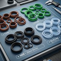 Joint d'étanchéité en caoutchouc multicolore personnalisé Jacey, joint torique NBR FKM EPDM Silicone pour réparation industrielle et mécanique