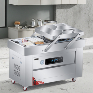 Máquina de Envasado al Vacío Automática Eléctrica Multifunción de Doble Cámara para Frutos Secos, Arroz, Carne, Productos Químicos, en Caja/Lámina/Bolsa - Product Image 1