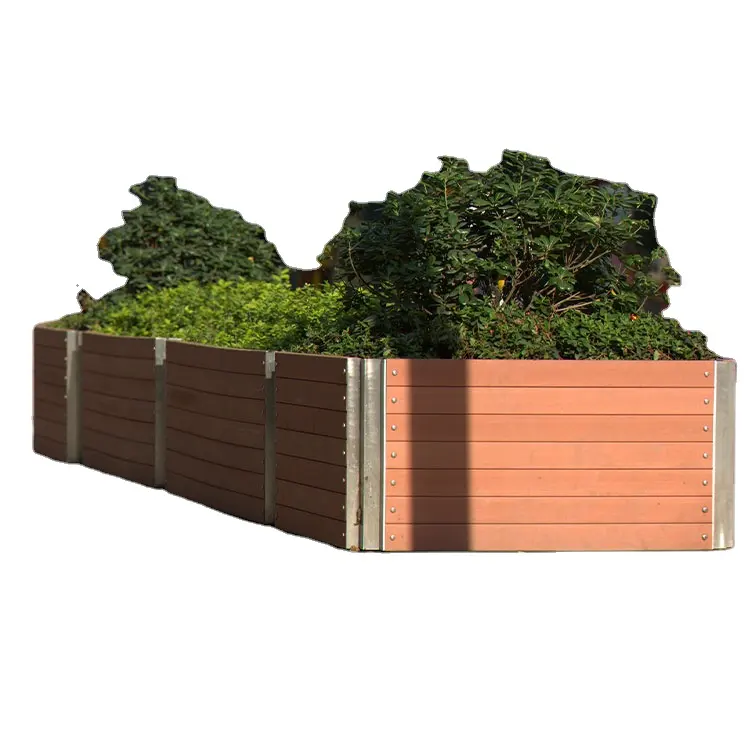 customized hotel square plant big shopping pot wood planter pot large outdoor pots for trees