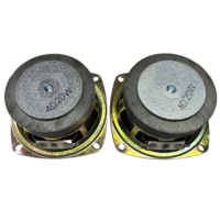 JL JL-27 Altavoz Subwoofer de 3 Pulgadas (77mm) y 20W, 4 Ohmios, Alta Calidad, Imán Grande, Magnético Externo, Cuadrado, de Rango Completo