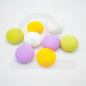 <b>Squishy</b> Dumplings Squeeze Toy Soft Silicone Stress Relief Baozi Novelty Toy with Customized Logo - Product Image 6