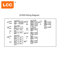 LCC Q1000 Vente directe d'usine 10 boutons Télécommande industrielle sans fil pour équipement de levage