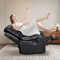 Canapé inclinable extensible en bois moderne de haute qualité, fauteuil à bascule confortable, fauteuil inclinable pivotant à 360 degrés