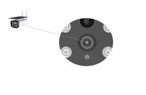 Wi-Fi 1080P impermeabile IP66 solare alimentato <span class=keywords><strong>a</strong></span> <span class=keywords><strong>batteria</strong></span> CCTV IP PTZ AI Motion Monitor <span class=keywords><strong>telecamera</strong></span> con pannello solare - Product Image 3