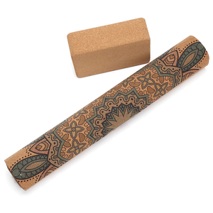 Tapis de <span class=keywords><strong>yoga</strong></span> en caoutchouc de liège antidérapant-Matériau durable, écologique, adapté au <span class=keywords><strong>yoga</strong></span> chaud et aux flux d'énergie - Product Image 5
