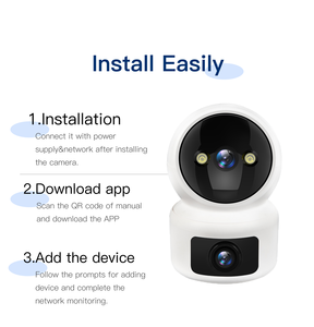 באיכות תמונה גבוהה hd 360 מעלות pan-tilt סיבוב צבע הלילה חזון גדול wifi אבטחה מצלמה cosmos כרטיס SD - Product Image 6