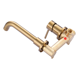 Rubinetto <span class=keywords><strong>Miscelatore</strong></span> <span class=keywords><strong>per</strong></span> <span class=keywords><strong>Lavabo</strong></span> da Bagno a Incasso a Parete in Rame Puro <span class=keywords><strong>per</strong></span> Sanitari - Product Image 6