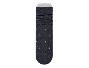 <span class=keywords><strong>Chaussettes</strong></span> mi-mollet amples en coton pour femmes automne et hiver-Floral délicat, français élégant, ambiance princesse, bout sans couture - Product Image 5