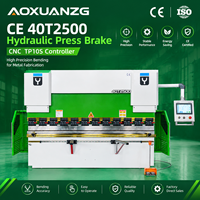 Presse plieuse hydraulique CNC automatique multifonctionnelle WE67K à barre de torsion 40 tonnes 2500 mm pour tôles d'aluminium, support OEM ODM