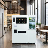Loyalsuns 2025 Distributeur automatique de café commercial à écran tactile Distributeur de tasses Machine à café moulu pour distributeurs