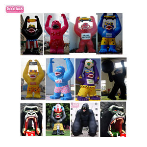 Заводская распродажа 6 м гигантский надувной с принтом «обезьяна» для продвижения, 20 футов высотой Гигантские Надувные Горилла воздушный шар - Product Image 6