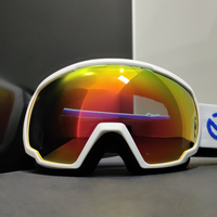 Yijia optique en gros lunettes de snowboard OTG sur les lunettes 100% Protection UV double couche anti-buée lunettes de ski de neige personnalisées