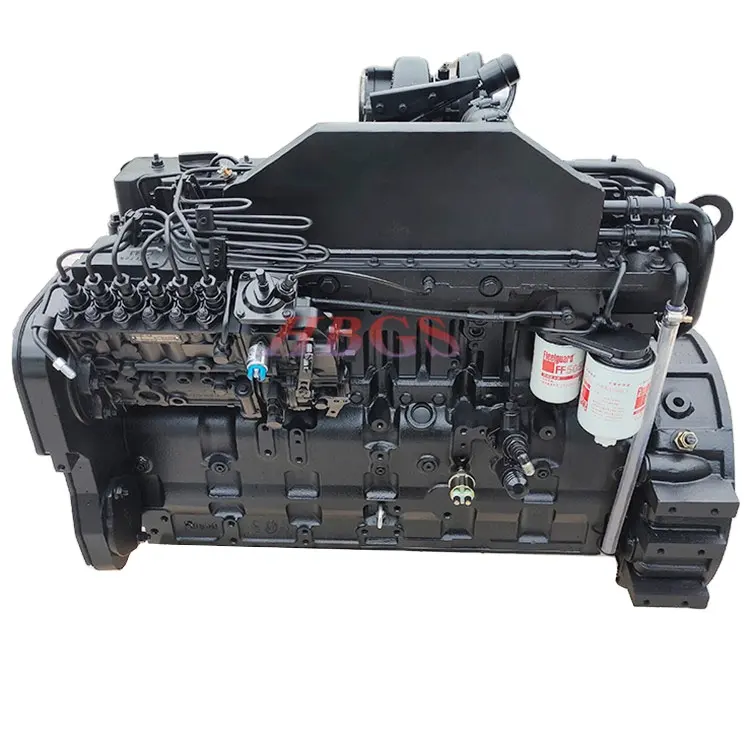 SAA6D114-3 excavator engine assembly 6CT8.3 6L8.9 QSC8.3 6D114 mechanical diesel engine