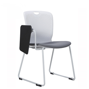 Chaise de formation en plastique de <span class=keywords><strong>bureau</strong></span> d'école chaise d'étudiant en plastique PP mobile réglable avec bloc-notes - Product Image 1