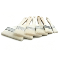 Pinceau de peinture décoratif de qualité industrielle DIY, manche ergonomique en bois massif, application uniforme sans traces pour peinture murale OEM