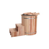 Baignoire en pin traité Offre Spéciale/cèdre rouge Bain de glace en bois Baignoires plongeantes d'eau froide avec glacière électrique