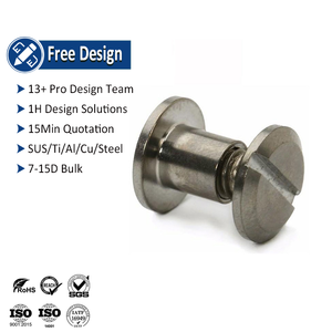 Oem ODM tùy chỉnh Chicago vít rãnh siêu thấp hồ sơ đầu hợp kim Titan nam và nữ vít - Product Image 1