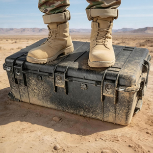 Valise de protection rigide DRX avec roulettes, résistante à l'eau et aux chocs, avec mousse et roues, verrouillage breveté - Product Image 2