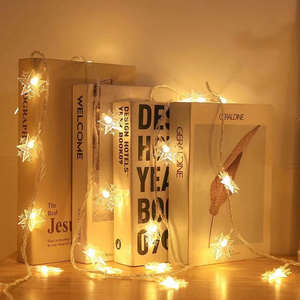 Christmas Star <strong>Snowflake</strong> LED <strong>Light</strong> Sting fairy Christmas <strong>Lights</strong> Decorative Landscape Lamp - Product Image 5