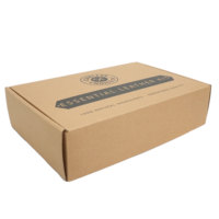 Boîte d'expédition en carton ondulé kraft personnalisée avec insert en carton pour l'emballage des chaussures