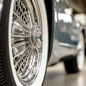 Jantes à rayons chromées dorées de 20, 22, 24 pouces, 72, 100, 120, 144, 150 rayons, pour berlines de luxe Chrysler 300, Crown <span class=keywords><strong>Victoria</strong></span>, jantes personnalisées - Product Image 4