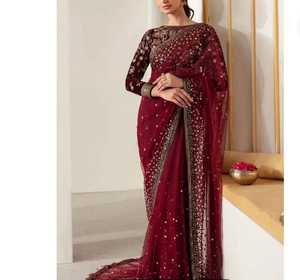 Abiti da Cerimonia e da Sposa di Alta Qualità per Donne 2026, Vestiti Culturali Indiani e <span class=keywords><strong>Pakistani</strong></span> in Varie Taglie - Product Image 2