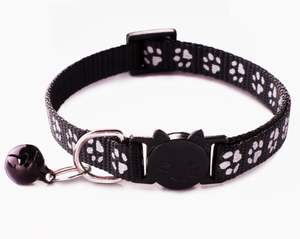Collares de Nailon para Gatos y Gatitos en <span class=keywords><strong>13</strong></span> Colores, con Hebilla de Seguridad Suave y Ajustable, Collar para Mascotas con Patrón Impreso - Product Image 5