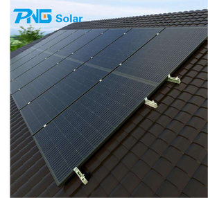 Panneaux solaires bifaciaux TOPcon en silicium monocristallin PNG 580W-590W Lithium Ion pour système solaire domestique 10 kW - Product Image 5