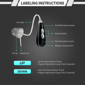 เครื่องช่วยฟังดิจิตอลเครื่องขยายเสียงประสิทธิภาพเสียงคริสตัลลดเสียงรบกวน - Product Image 4