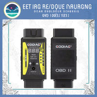 Analyseur de moteur robuste GODIAG GT106 PLUS 24V vers 12V avec nettoyage et test des injecteurs de carburant pour camions, interface OBD