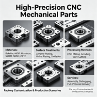 Piezas personalizadas CNC para aspas de impulsor, proceso de control numérico multieje, piezas neumáticas especiales
