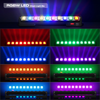 250W Swing Dot Beam RGBW 4in1 Wall Washer Light LED Channel Convient pour la fête à la maison KTV Clubs Bars Mariages DJ Wall Wash Light